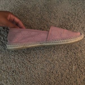Pink Gucci Espadrilles